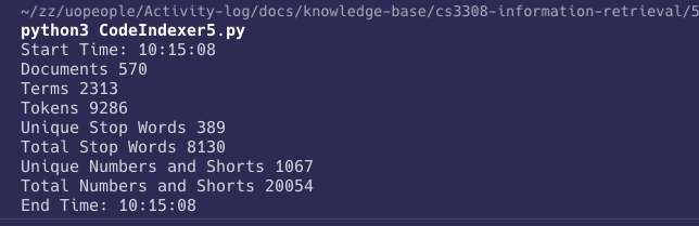 results after ignoring numbers