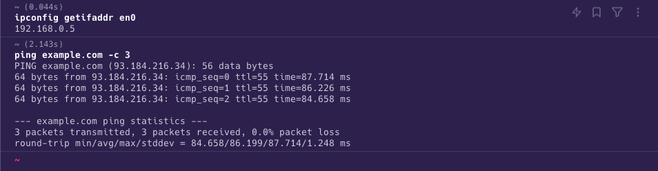 a. finding the src/dst ip addresses