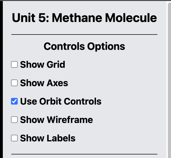 Options Panel